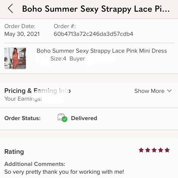 Boho Summer Sexy Strappy Lace Pink Mini Dress - Picture 5 of 6